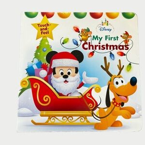 4/$20 DISNEY'S Touch-and-Feel, My First Christmas Board Book